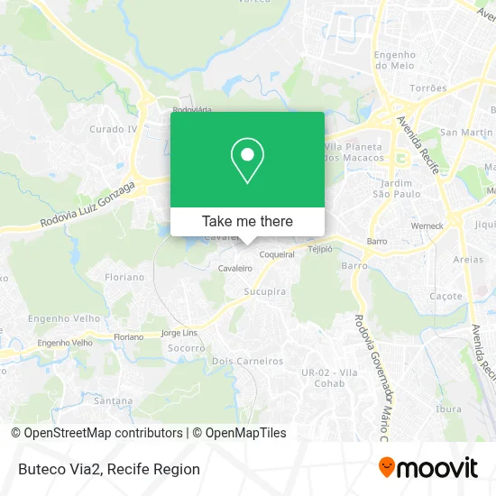 Buteco Via2 map