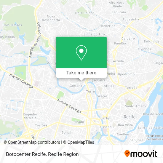 Botocenter Recife map
