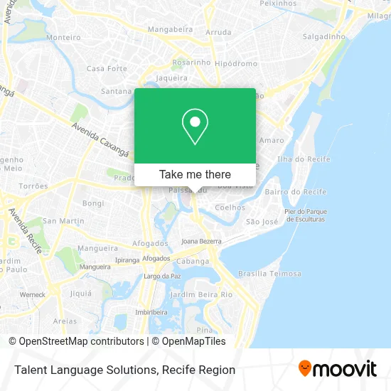 Talent Language Solutions map