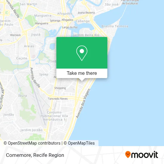 Comemore map