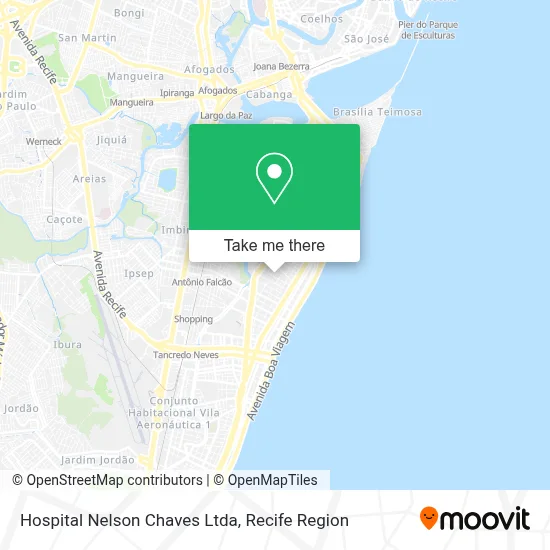 Hospital Nelson Chaves Ltda map