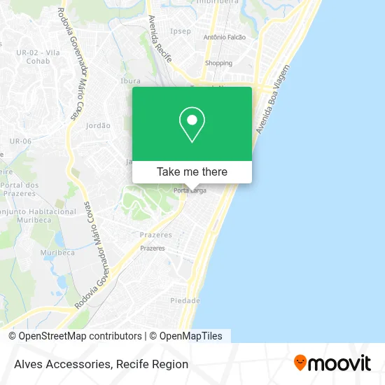 Alves Accessories map
