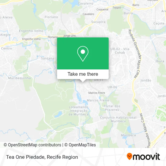 Tea One Piedade map