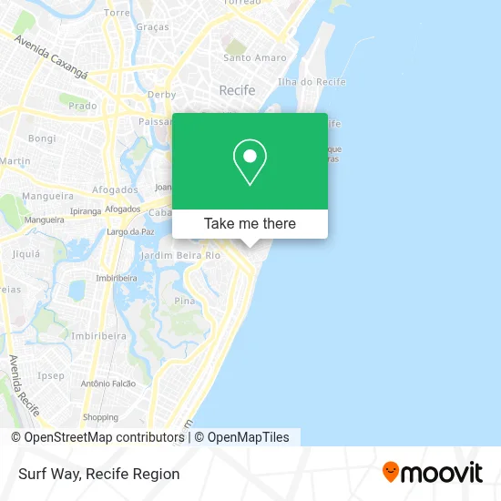 Surf Way map