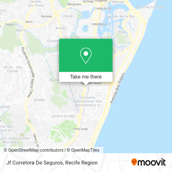 Jf Corretora De Seguros map