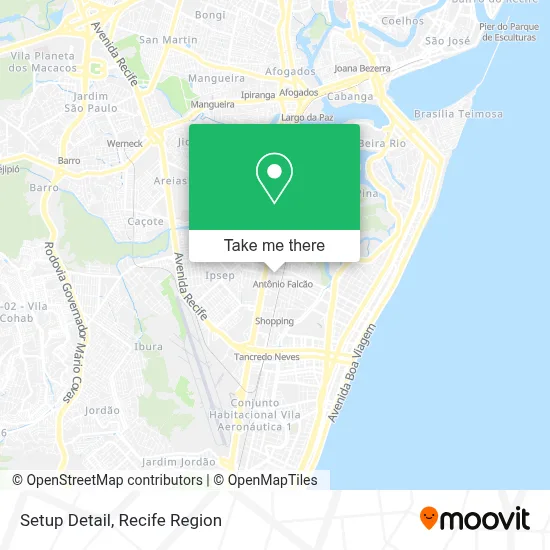 Setup Detail map