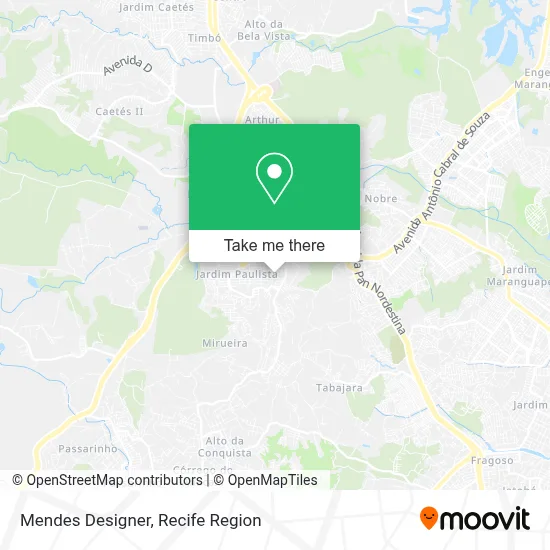 Mendes Designer map