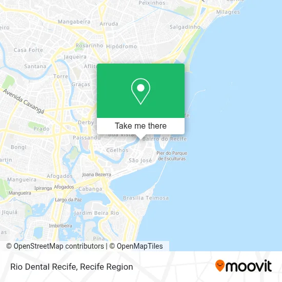 Rio Dental Recife map