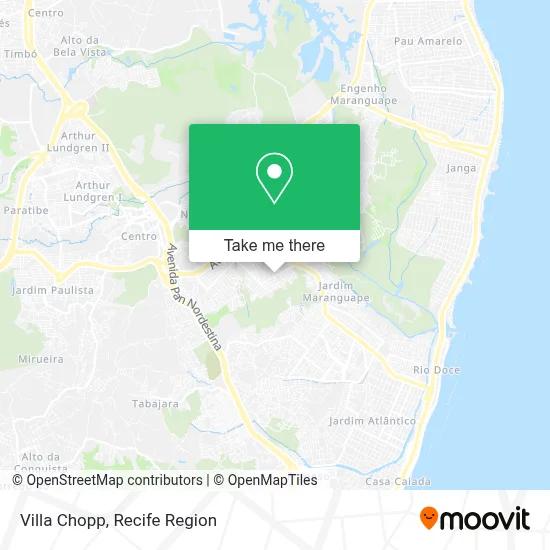 Villa Chopp map