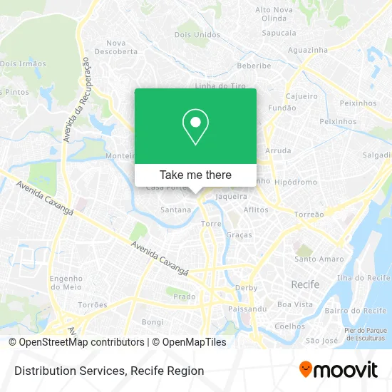 Distribution Services map