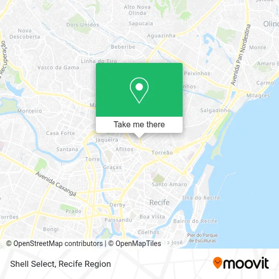 Shell Select map