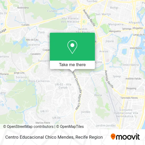Centro Educacional Chico Mendes map