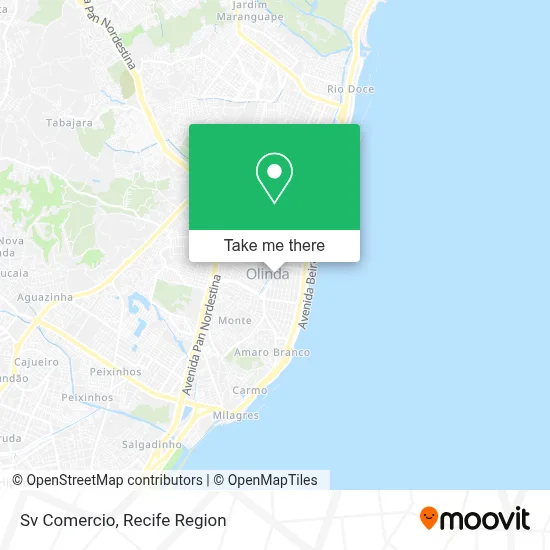 Sv Comercio map