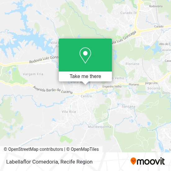 Labellaflor Comedoria map
