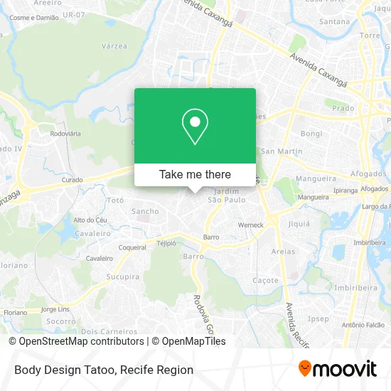 Body Design Tatoo map