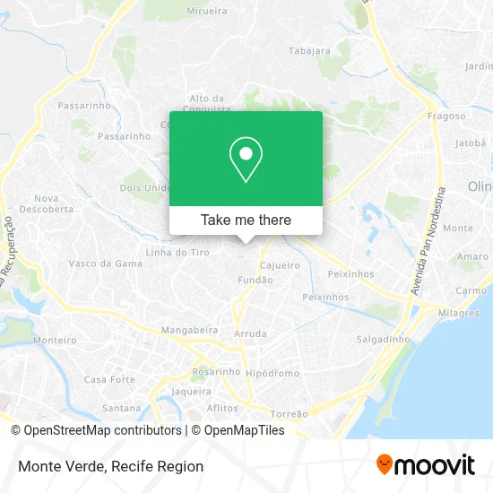 Monte Verde map