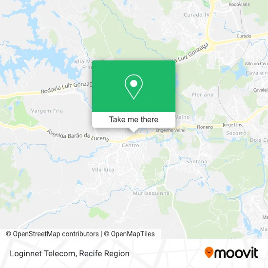 Loginnet Telecom map