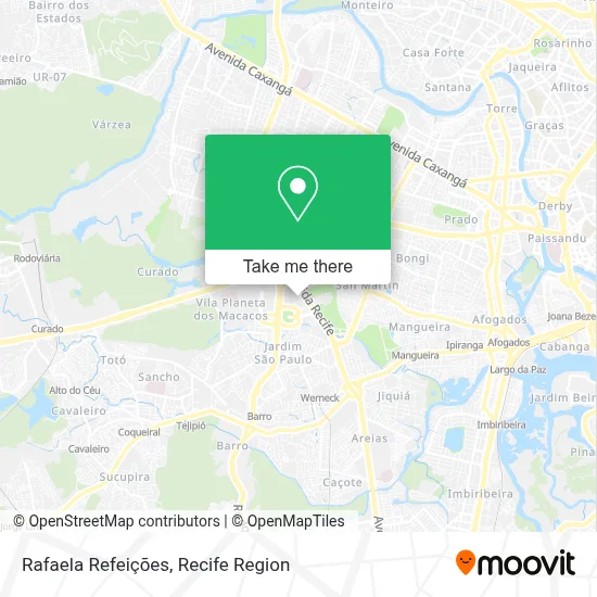 Rafaela Refeições map