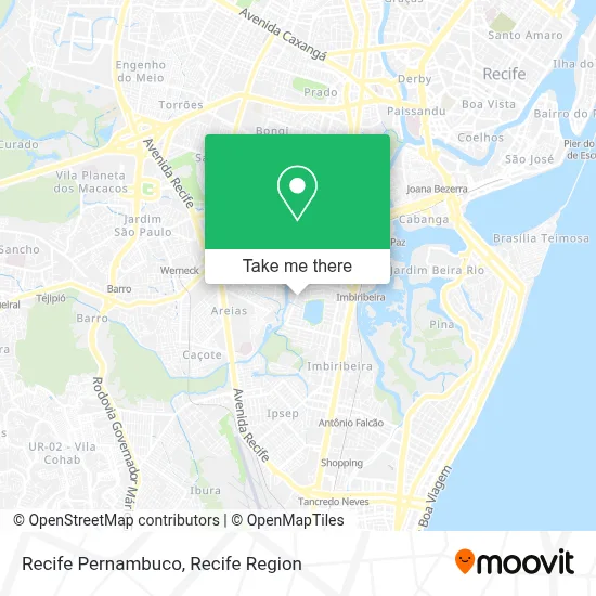Recife Pernambuco map