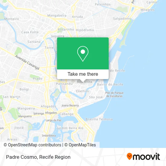 Padre Cosmo map