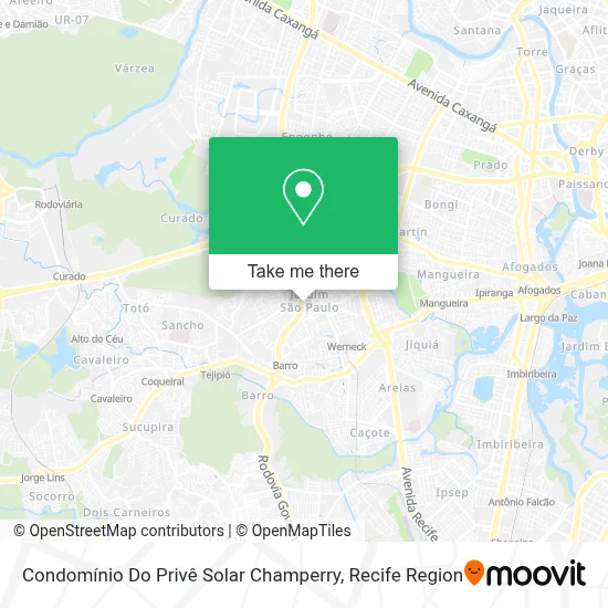 Condomínio Do Privê Solar Champerry map