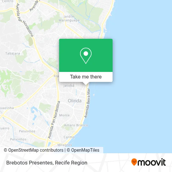 Brebotos Presentes map