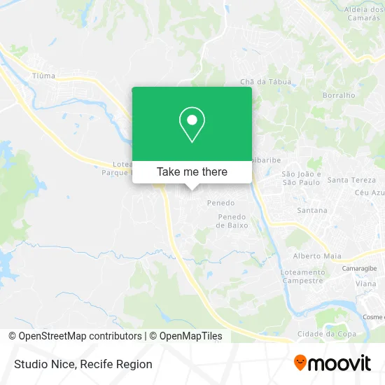 Studio Nice map