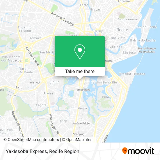 Yakissoba Express map