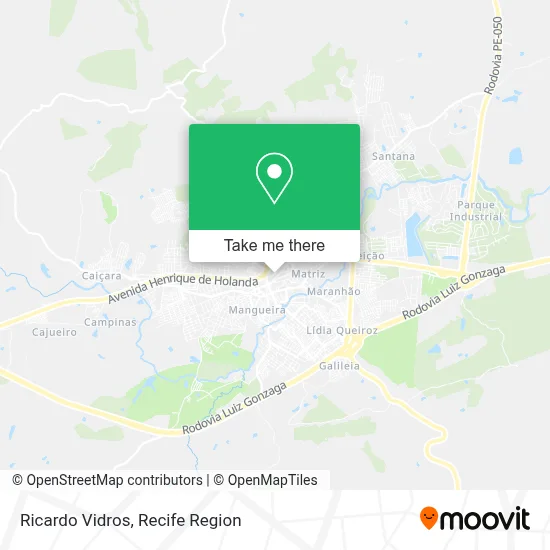 Ricardo Vidros map