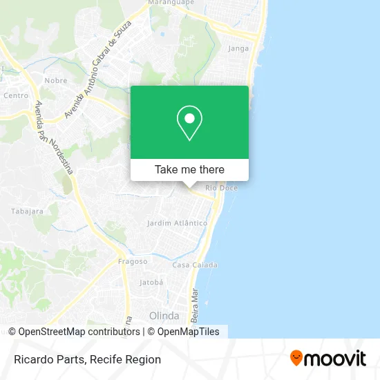 Ricardo Parts map