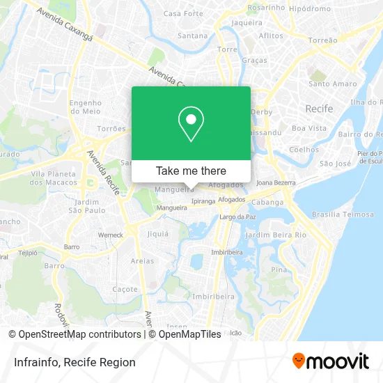 Infrainfo map