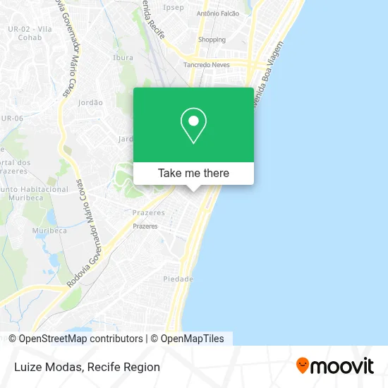 Luize Modas map