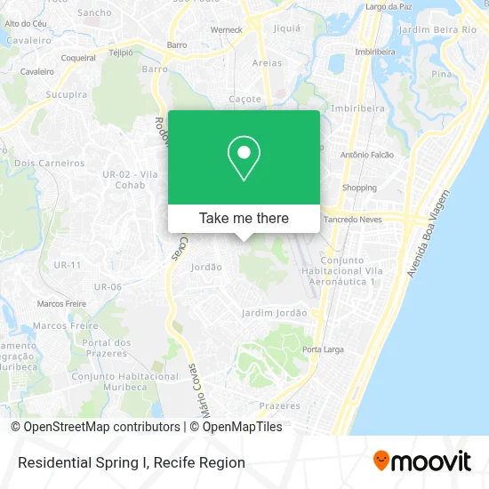 Residential Spring I map