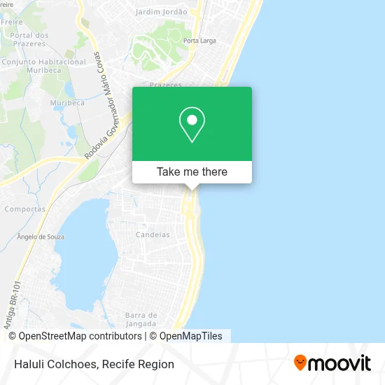 Haluli Colchoes map
