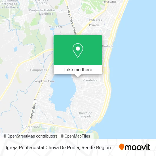 Igreja Pentecostal Chuva De Poder map