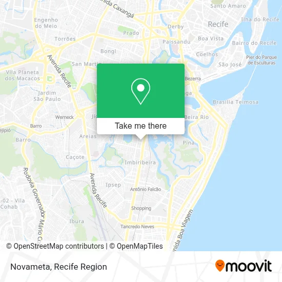 Novameta map