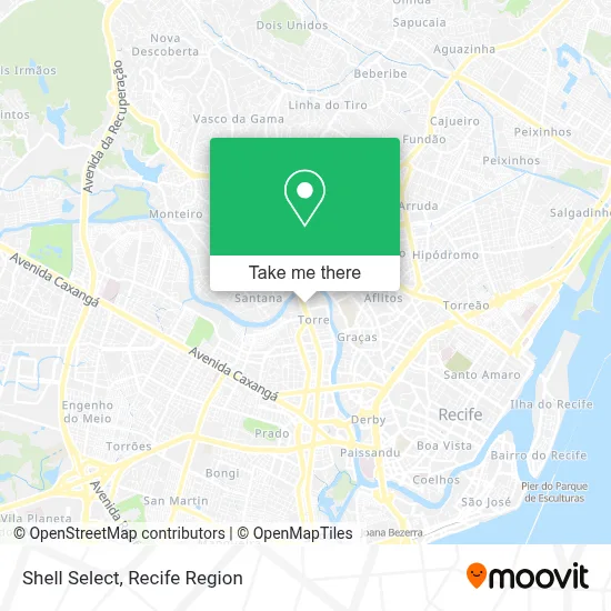 Shell Select map