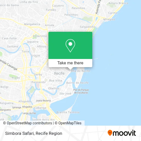 Simbora Safari map