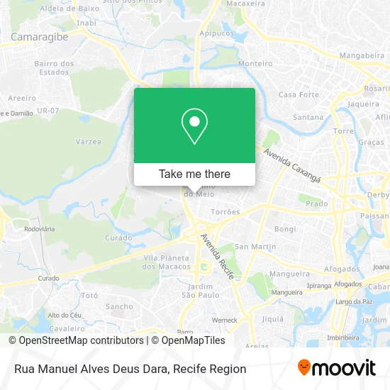 Rua Manuel Alves Deus Dara map