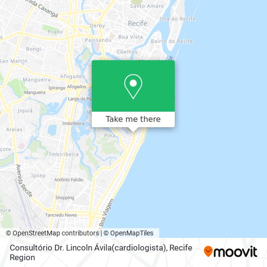 Consultório Dr. Lincoln Ávila(cardiologista) map