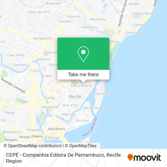 CEPE - Companhia Editora De Pernambuco map