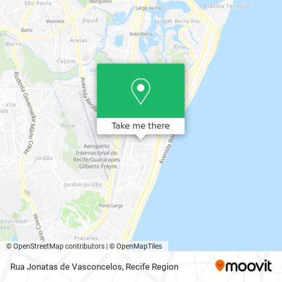Rua Jonatas de Vasconcelos map