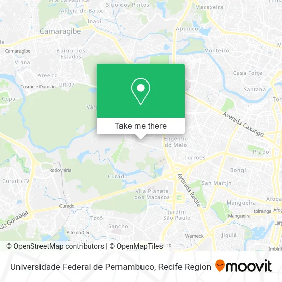 Universidade Federal de Pernambuco map