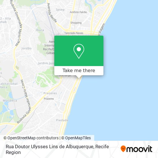 Rua Doutor Ulysses Lins de Albuquerque map