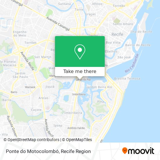 Ponte do Motocolombó map