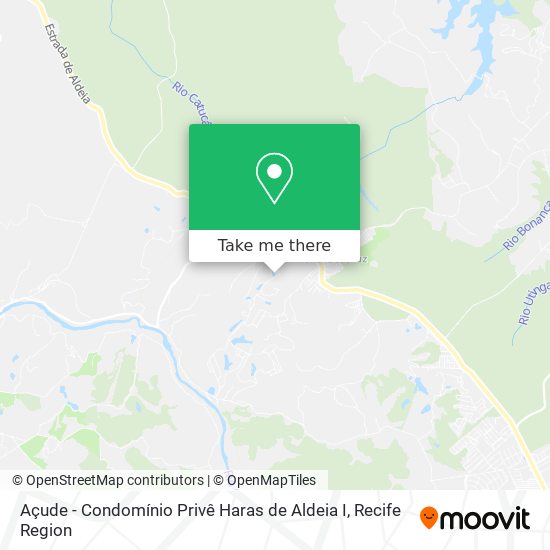 Açude - Condomínio Privê Haras de Aldeia I map