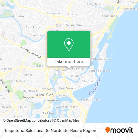 Inspetoria Salesiana Do Nordeste map