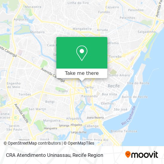 CRA Atendimento Uninassau map