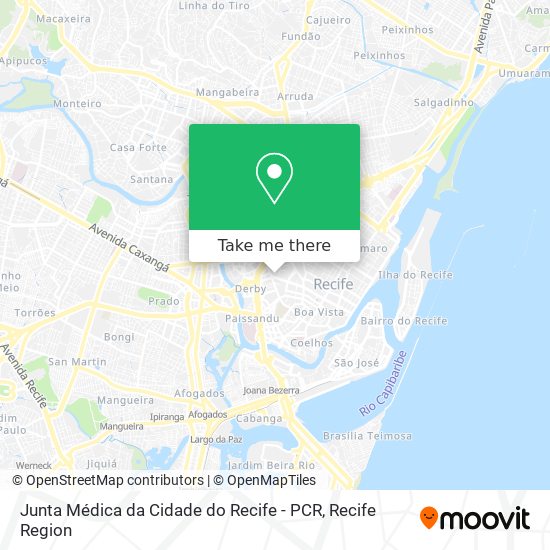 Junta Médica da Cidade do Recife - PCR map