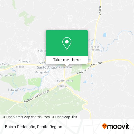 Bairro Redenção map